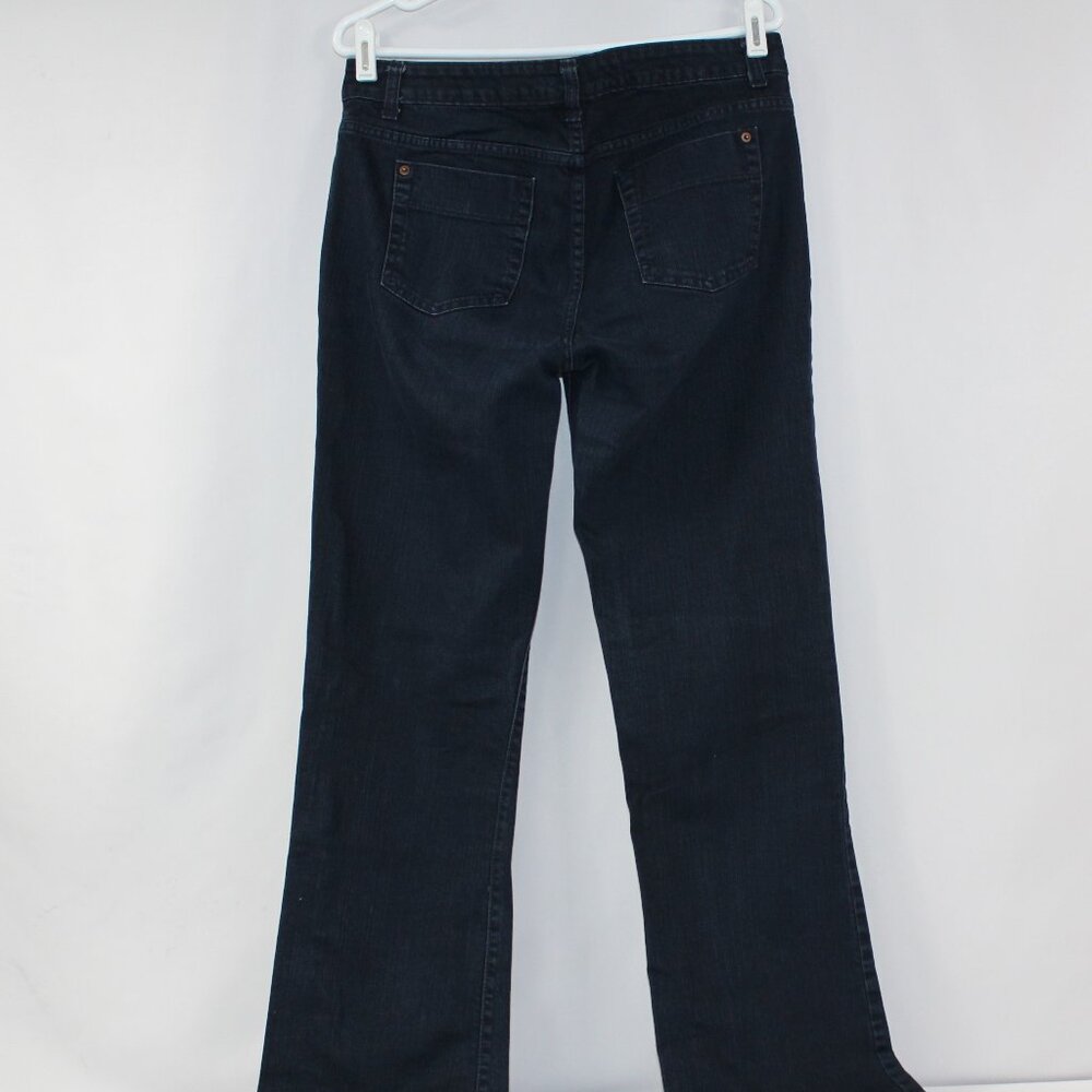 Bitten by‎ Sarah Jessica Parker Vintage Dark Blue Jeans Size 10 Long - Picture 6 of 6